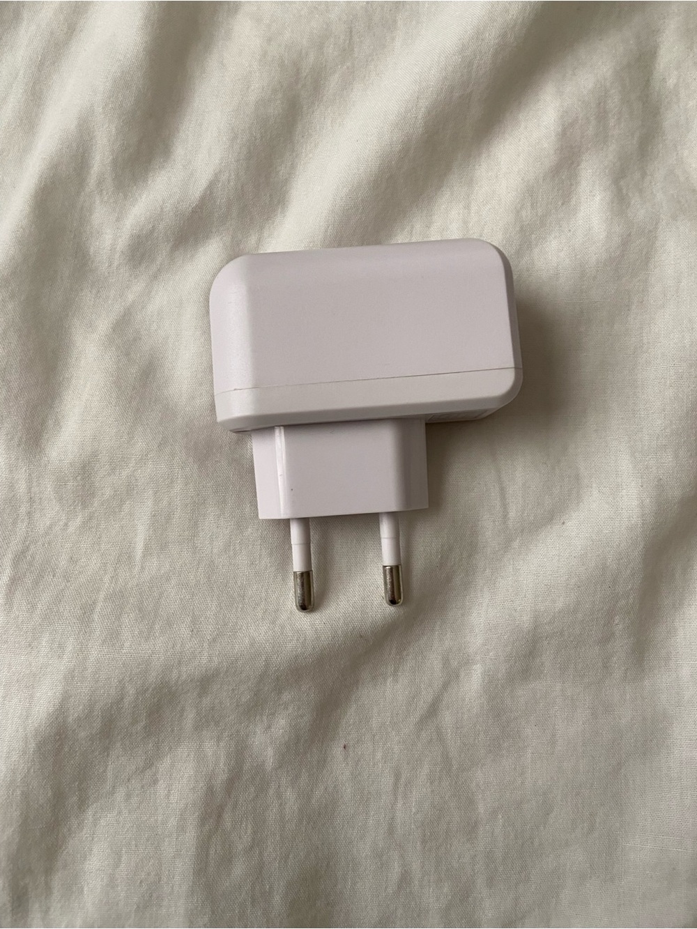 White USB Wall Charger Adapter - EU Plug
